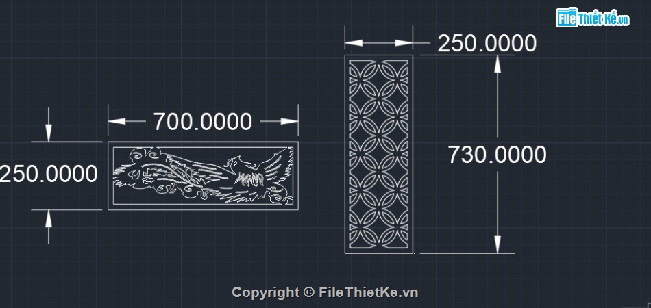 vách cửa phụng và hoa văn,file cnc vách cửa,mẫu cnc vách cổng,hoa văn cổng