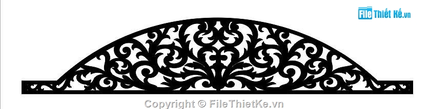 File hoa lá tây cnc,lá vòm cnc,hoa lá tây