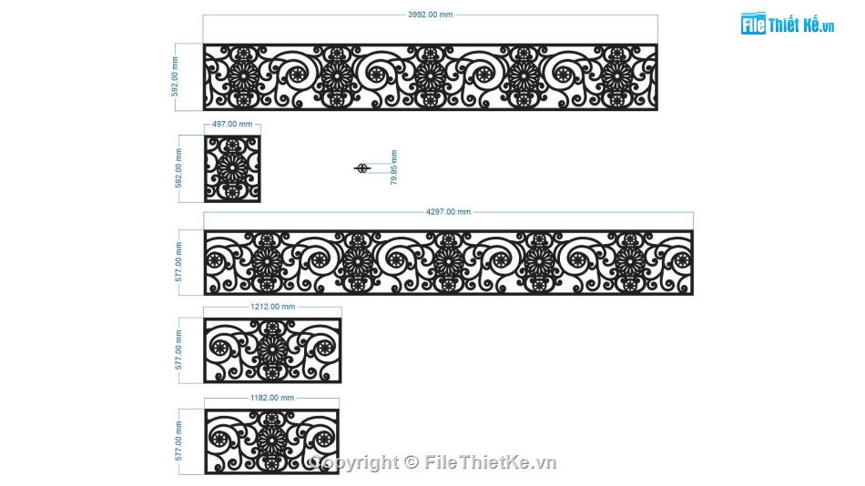 lan can cnc,mẫu lan can cnc,lan can dxf