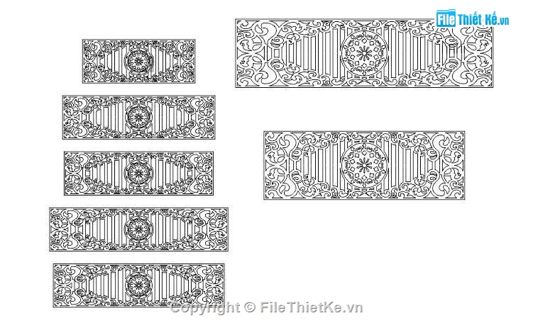 lan can cnc,lan can dxf,File dxf lan can