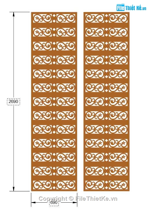 File hoa văn,hoa văn cổng,File cổng 2 cánh cnc