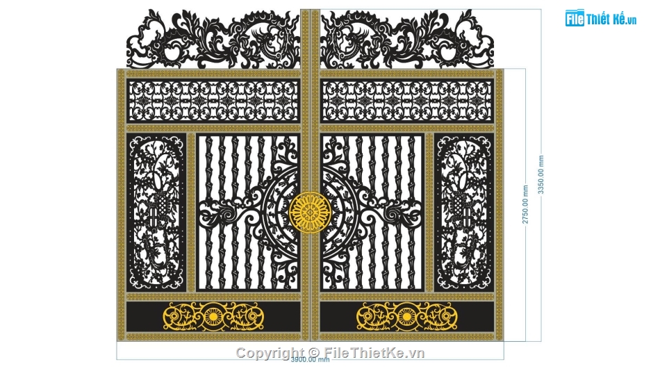 File cổng 2 cánh cnc,cổng dxf,cn cổng 2 cánh