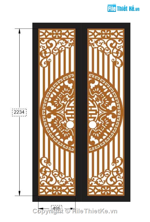 File cổng 2 cánh cnc,cổng dxf,cn cổng 2 cánh