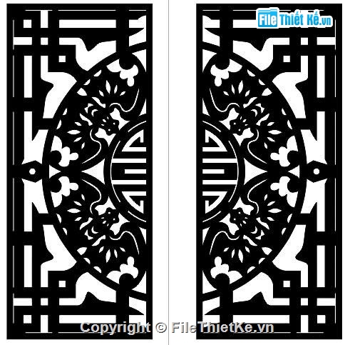 cổng 2 cánh cnc,File cổng 2 cánh,mẫu cnc cổng 2 cánh dxf