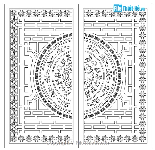 cổng 2 cánh cnc,file cnc cổng 2 cánh,mẫu cnc cổng 2 cánh