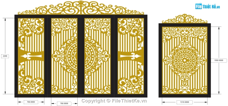 autocad cổng cnc,mẫu cnc cổng 4 cánh,file cnc cổng 4 cánh,autocad cổng 4 cánh