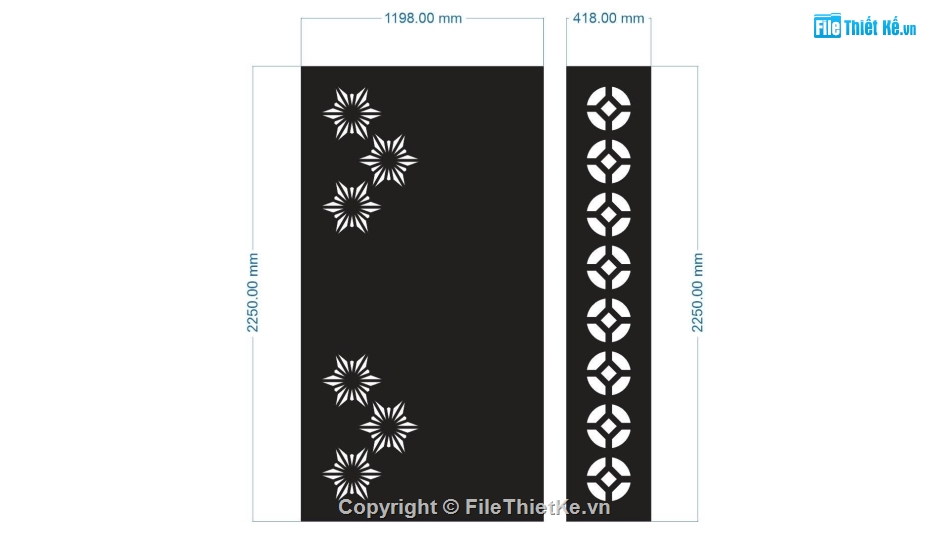 cổng 4 cánh cnc,File cổng 4 cánh,cổng hoa cnc