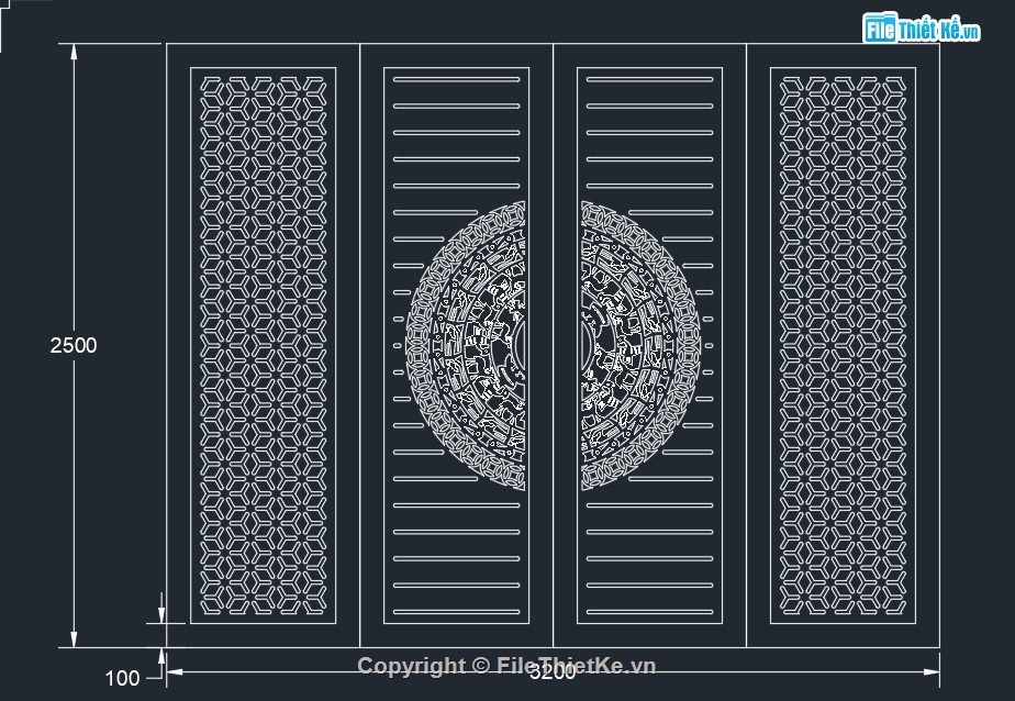 cổng 4 cánh cnc,File cổng 4 cánh,mẫu cnc cổng 4 cánh