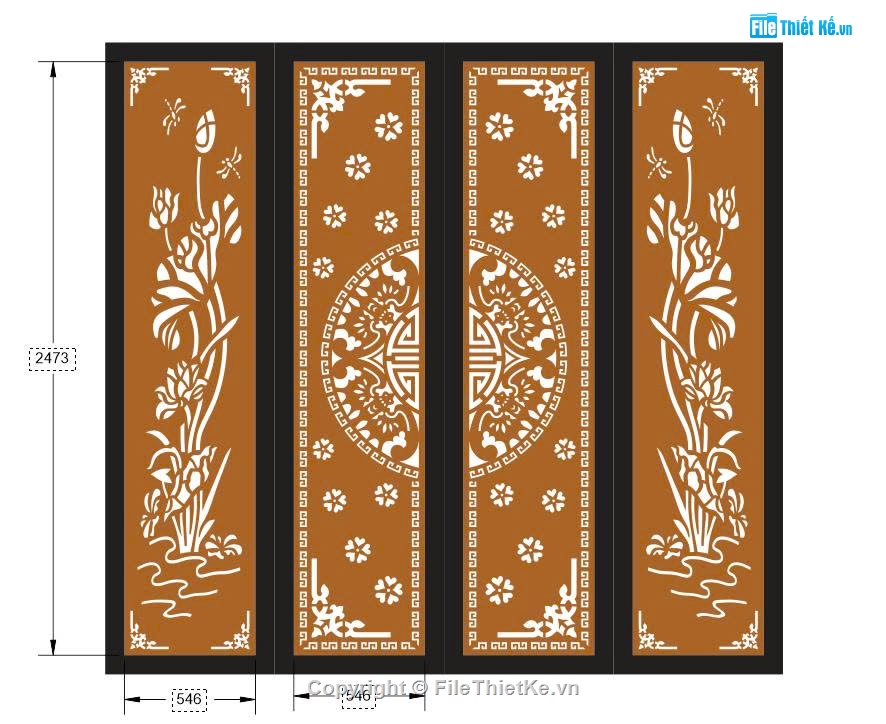 cánh cổng đẹp,cổng đẹp 4 cánh,cổng đẹp trống đồng