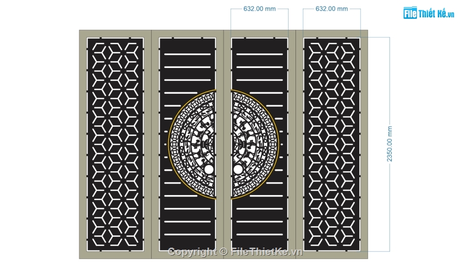 cổng 4 cánh cnc,file cnc cổng 4 cánh,mẫu cnc cổng 4 cánh