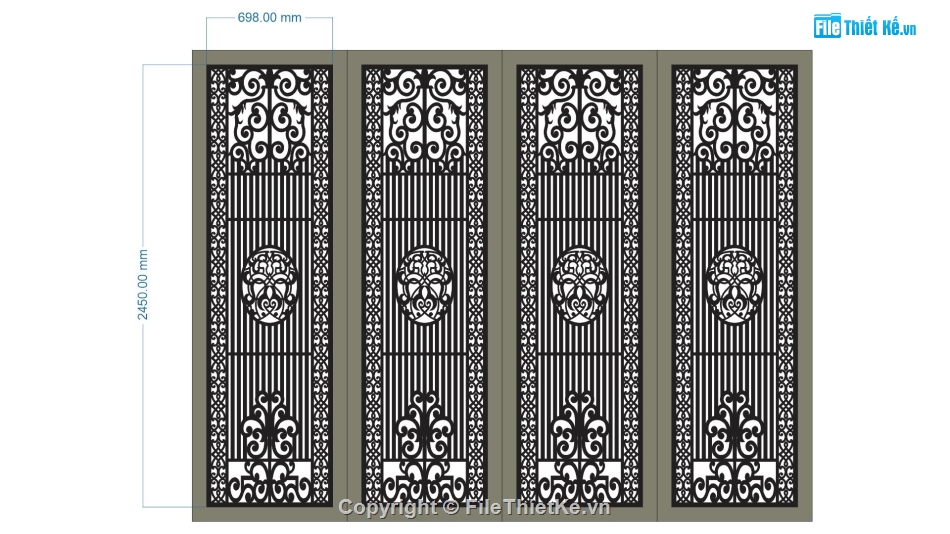 cổng 4 cánh hiện đại,cổng 4 cánh cnc,file cnc cổng 4 cánh,mẫu cnc cổng 4 cánh