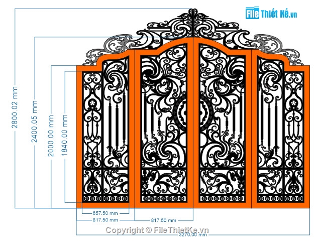 cổng 4 cánh cnc,file cnc cổng 4 cánh,mẫu cnc cổng 4 cánh
