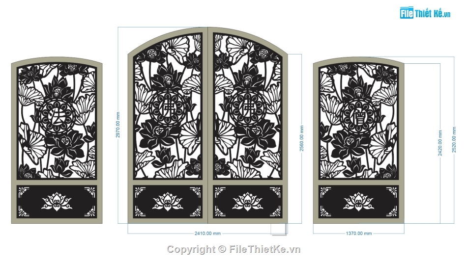 cổng chùa cnc,file cnc cổng chùa,mẫu cổng chùa sen