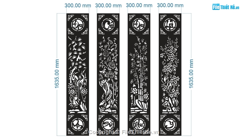 đại cát đại lợi,cổng tứ quý cnc,File cổng tứ quý cnc