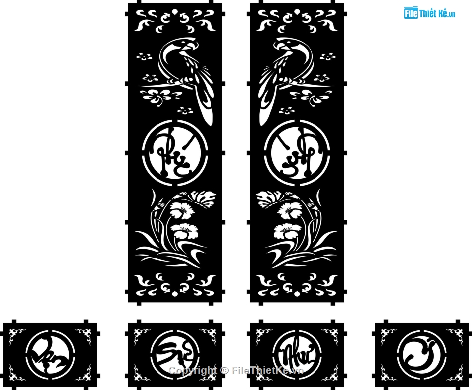 vạn sự như ý,cổng cnc chữ phúc,cổng vạn sự như ý cnc