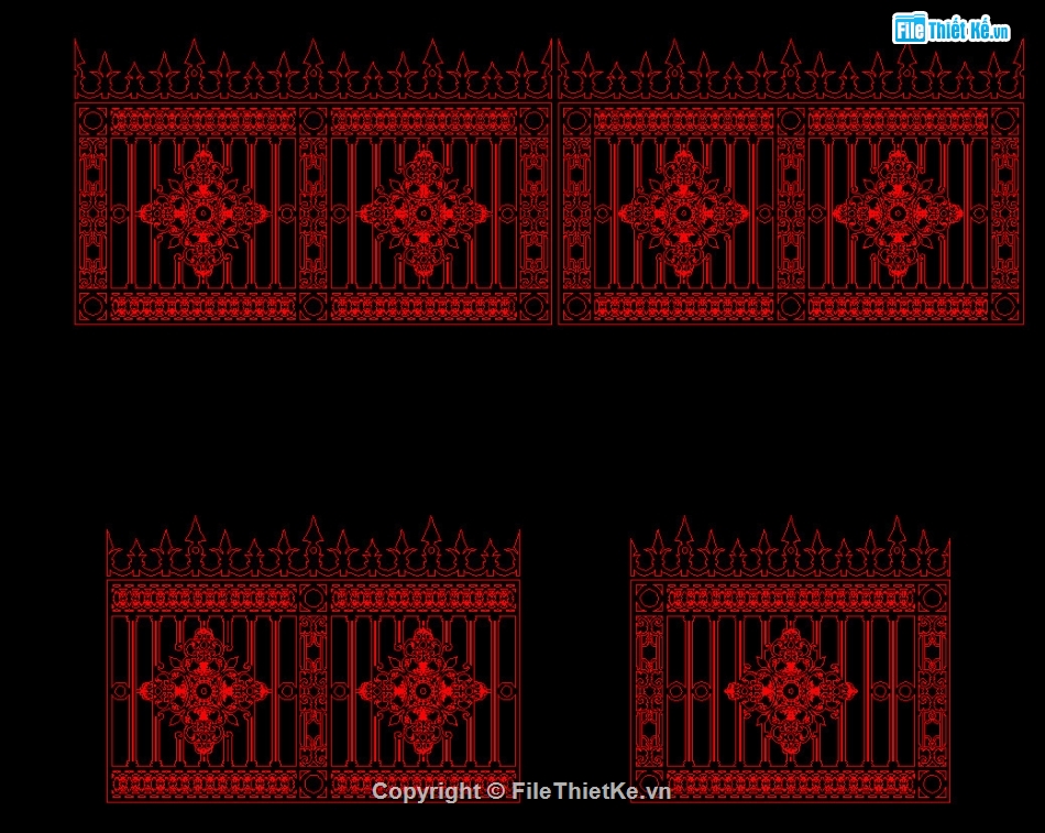 cnc hàng rào,File hàng rào cnc,File dxf hàng rào,File dxf hàng rào CNC,hàng rào