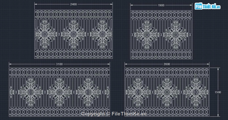 File hàng rào cnc,hàng rào cnc,hàng rào 2d