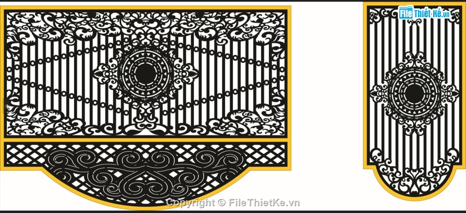 cnc hàng rào,File hàng rào cnc,cad hàng rào cnc,File CNC hàng rào