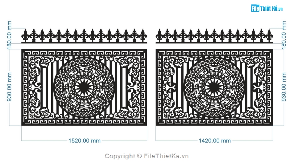 cnc hàng rào,File hàng rào cnc,chông hàng rào