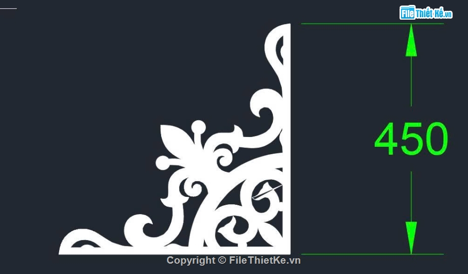 hoa góc cnc,hoa góc cnc dxf,File dxf hoa văn cnc