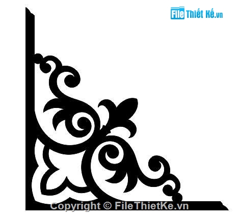 hoa góc cnc,file cnc hoa góc,dxf hoa góc