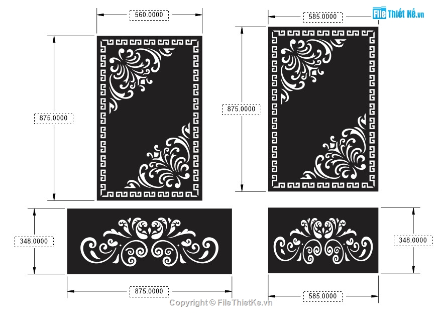 hoa văn cổng,mẫu cổng cnc,file cnc hoa văn cổng,cổng cnc