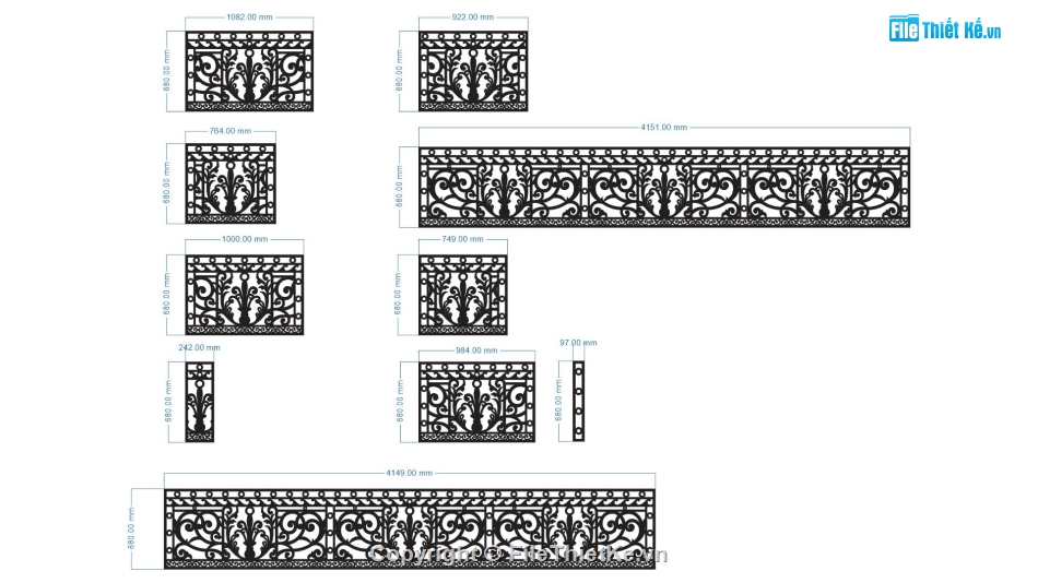 lan can cnc,thiết kế lan can,thiết kế CNC lan can