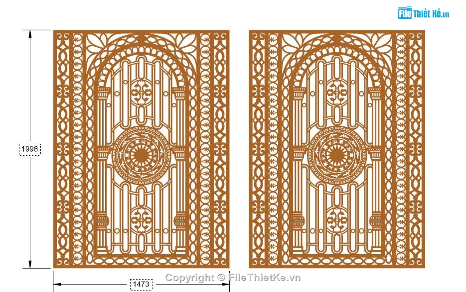cổng trống đồng cnc,file cổng dxf đẹp,cắt cổng cnc đẹp