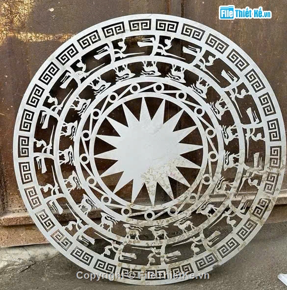 File dxf trống đồng cnc,trống dxf,trống đồng cnc