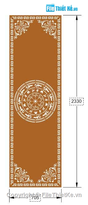 cổng dxf,vách cnc,vách trống đồng cnc