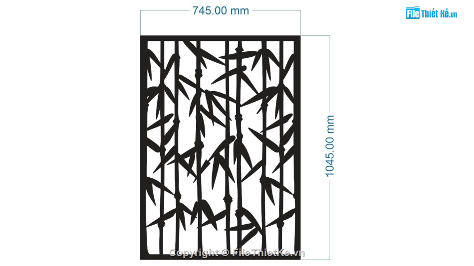vách cnc,vách trúc cnc,vách dxf