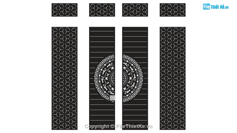 trống đồng,File cổng 4 cánh,cổng trống đồng,cổng trống đồng 4 cánh