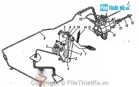 khai thác hệ thống truyền lực,truyền lực trên ô tô KAMAZ 43255,Đồ án ô tô