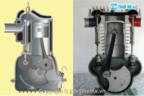 đồ án xe ô tô,bản vẽ đồ án xe,hệ thống phân phối khí i-VTEC