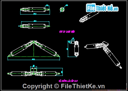 đồ án thiết kế,hệ thống lái 4ws,hệ thống lái xe mô tô,bản vẽ xe mô tô