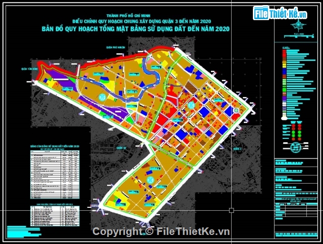 bản đồ hiện trạng và quy hoạch Q3,quy hoạch Q3 TP HCM đến năm 2020,cad bản đồ quy hoạch quận 3 TP HCM,Bản đồ hiện trạng quận 3 TP HCM