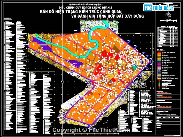 bản đồ hiện trạng và quy hoạch Q3,quy hoạch Q3 TP HCM đến năm 2020,cad bản đồ quy hoạch quận 3 TP HCM,Bản đồ hiện trạng quận 3 TP HCM