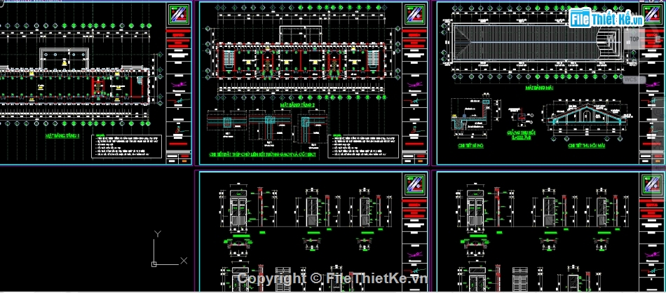 trường mầm non 2 tầng,mầm non 2 tầng 15.7x53.65m,File cad Trường mầm non,File cad 2 tầng 5 phòng học,Nhà lớp học 2 tầng 5 phòng học