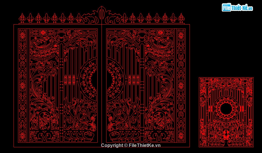 File cắt cổng cnc,cổng cắt cnc 2 cánh file dxf,cnc cổng 2 cánh hiện đại,mẫu cổng 2 cánh cắt cnc