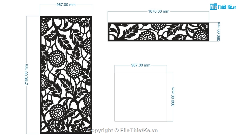 vách đẹp,File dxf vách,vách hoa