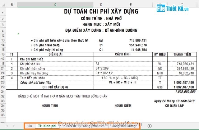 dự toán,công trình nhà dân,hồ sơ bản vẽ,File cad,Thi công nhà