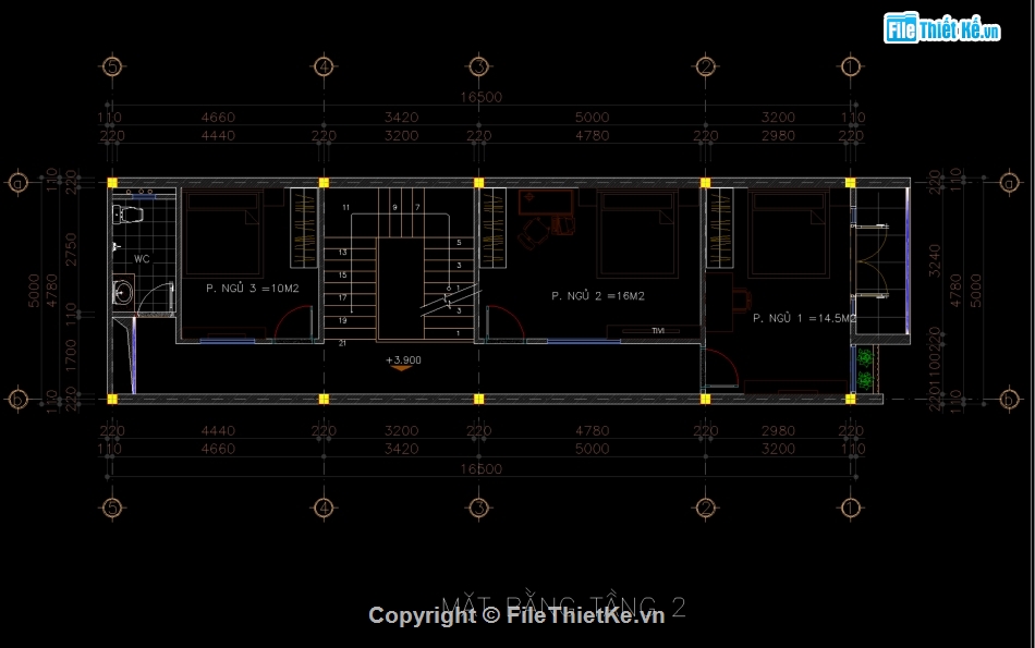 File thiết kế nhà phố 3 tầng,autocad thiết kế nhà phố 3 tầng,nhà phố 3 tầng 5x16.5m,hồ sơ bản vẽ nhà phố hiện đại,full bản vẽ nhà phố rộng 5m