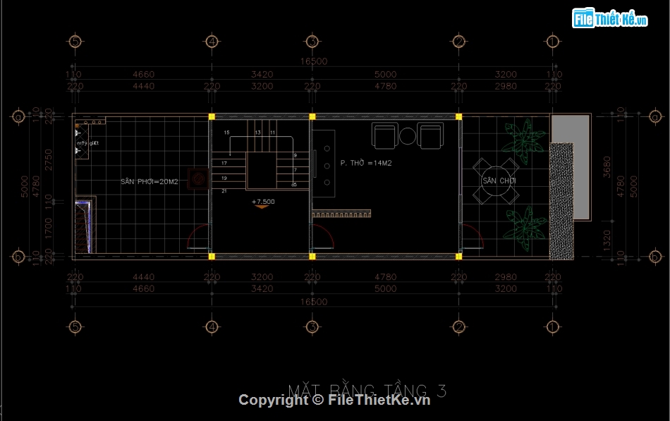 File thiết kế nhà phố 3 tầng,autocad thiết kế nhà phố 3 tầng,nhà phố 3 tầng 5x16.5m,hồ sơ bản vẽ nhà phố hiện đại,full bản vẽ nhà phố rộng 5m