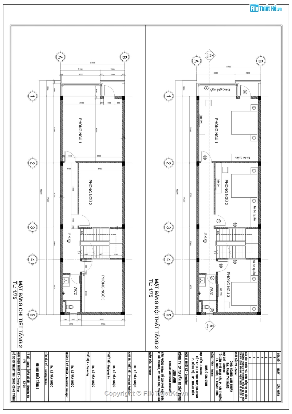 thiết kế nhà 2.5 tầng,File cad nhà phố 2.5 tầng,bản vẽ nhà phố 2 tầng,mẫu nhà phố 2 tầng 5x18.2m,kiến trúc nhà phố 2.5 tầng