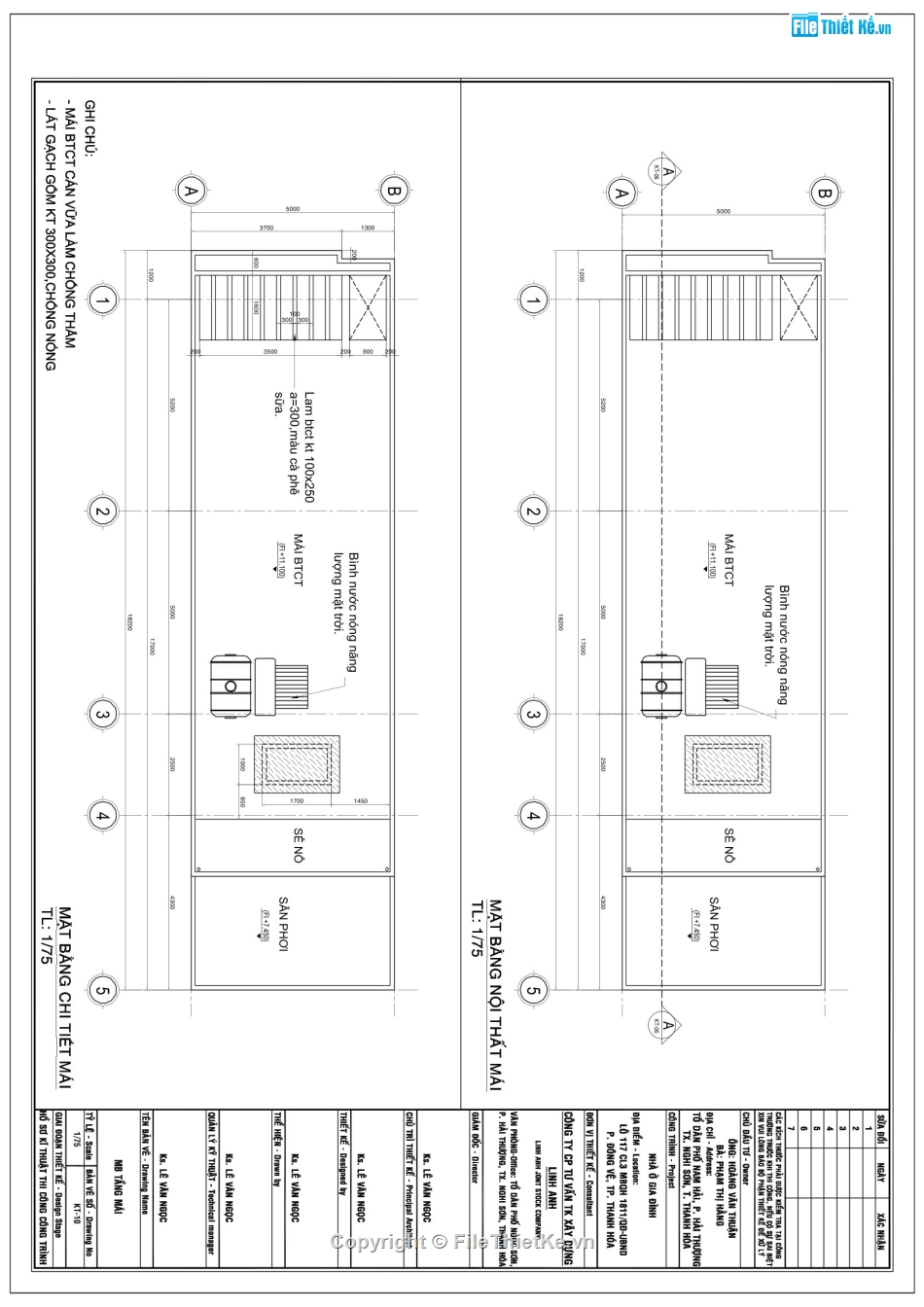 thiết kế nhà 2.5 tầng,File cad nhà phố 2.5 tầng,bản vẽ nhà phố 2 tầng,mẫu nhà phố 2 tầng 5x18.2m,kiến trúc nhà phố 2.5 tầng