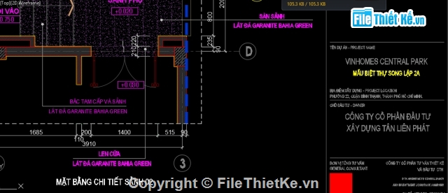 Biệt thự,Hồ sơ thiết kế VILLA,biệt thự Vinhomes Central Park,file thiết kế biệt thự,Biệt thự Vinhomes