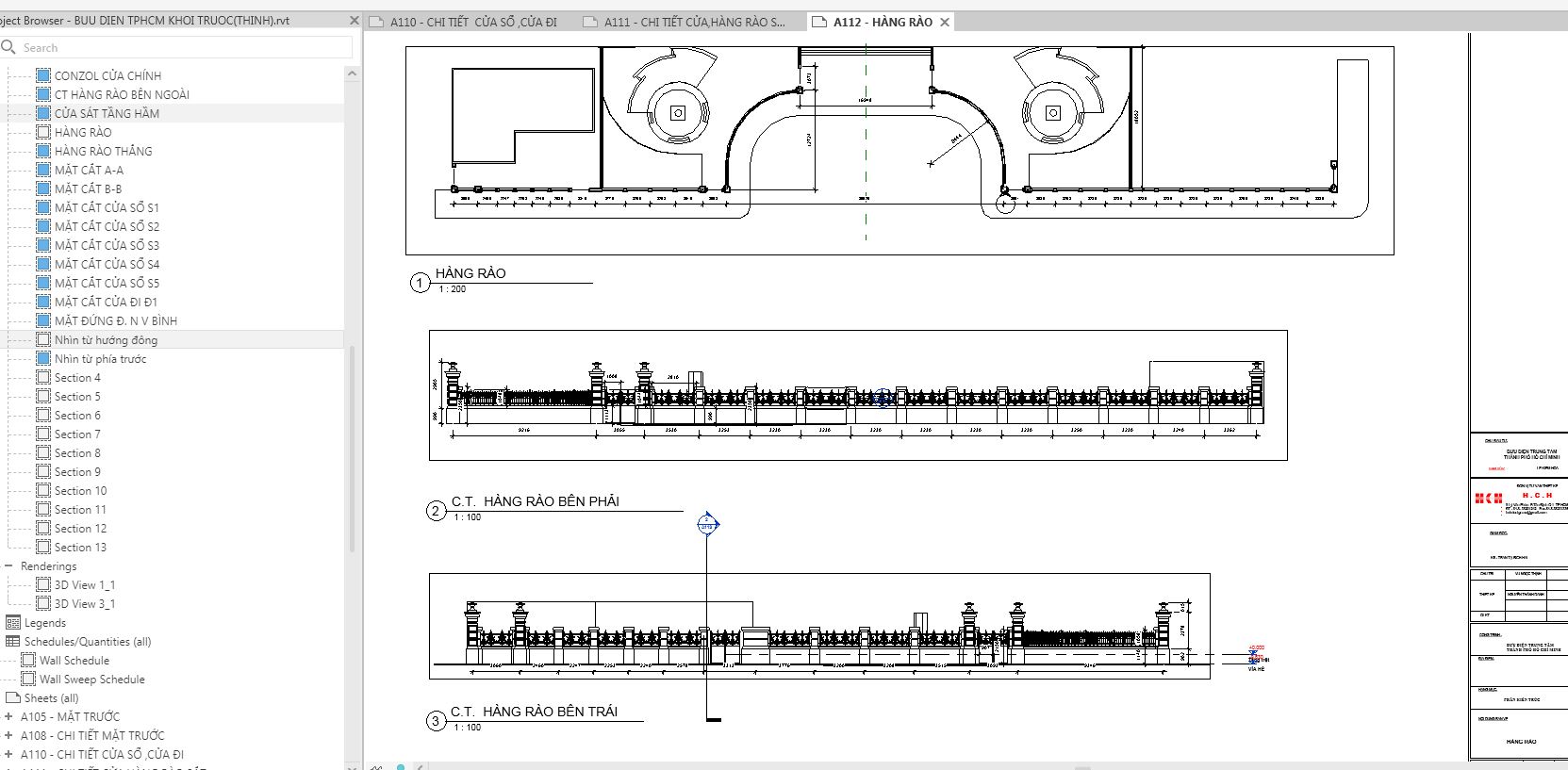 kiến trúc bưu điện,thiết kế bưu điện,bưu điện,Revit bưu điện