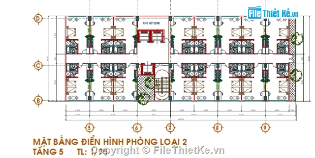 kiến trúc khách sạn,kiến trúc nhà khách,moon hotel,bản vẽ kiến trúc,Kiến trúc Moon Hotel