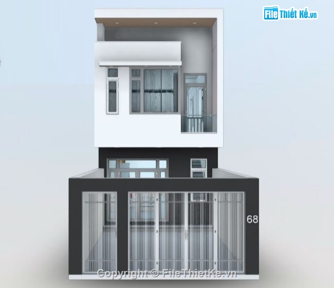 kiến trúc nhà 2 tầng,nhà phố 2 tầng,bản vẽ nhà phố 2 tầng