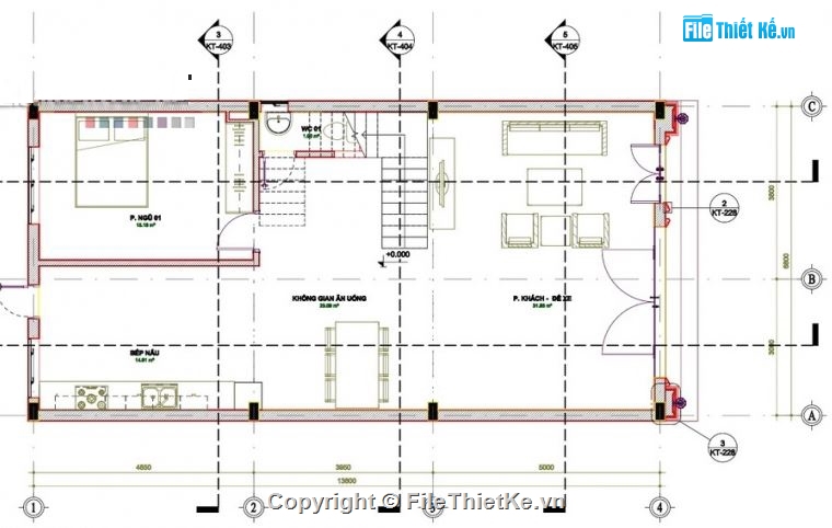 nhà phố 4 tầng,kiến trúc nhà phố,bản vẽ nhà phố